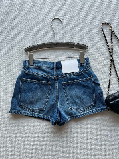 Denim shorts