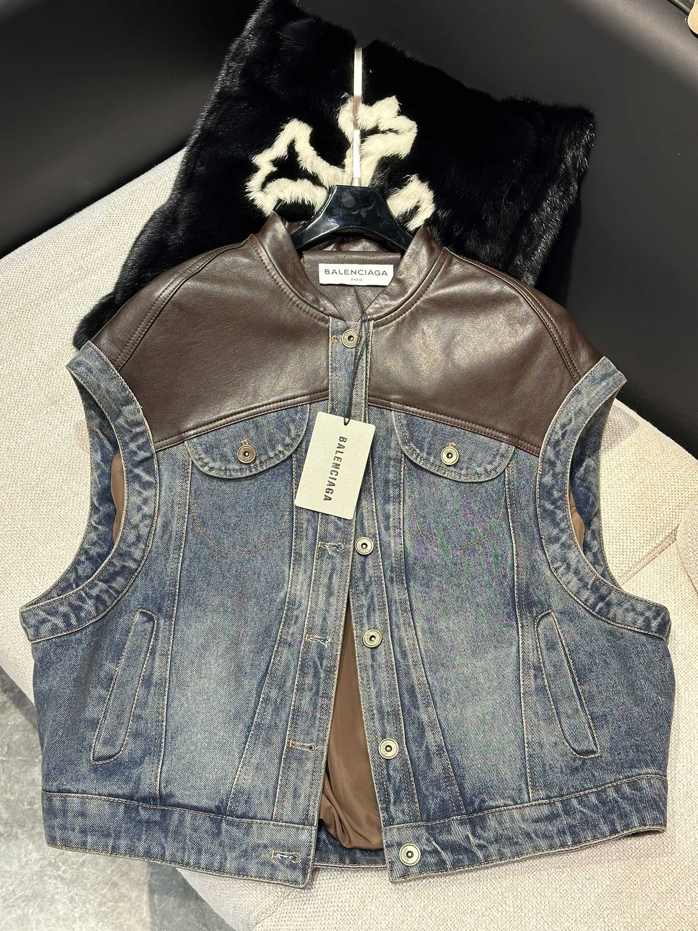 Denim vest