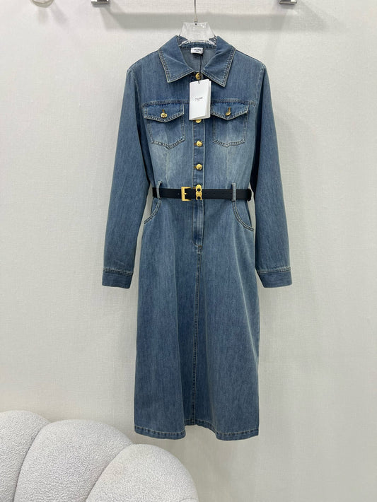 Denim dress