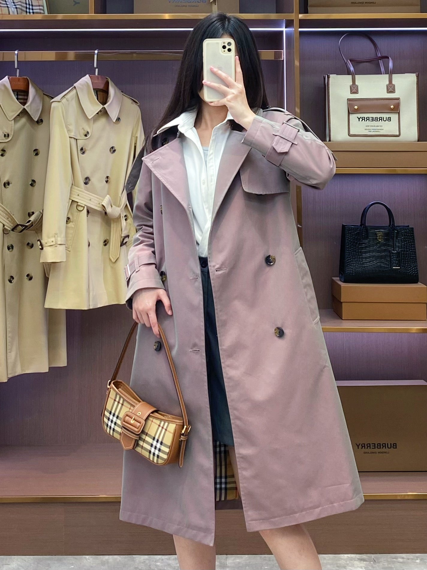 Long trench coat