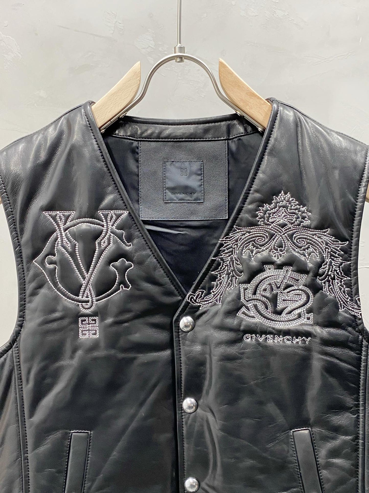 Leather vest