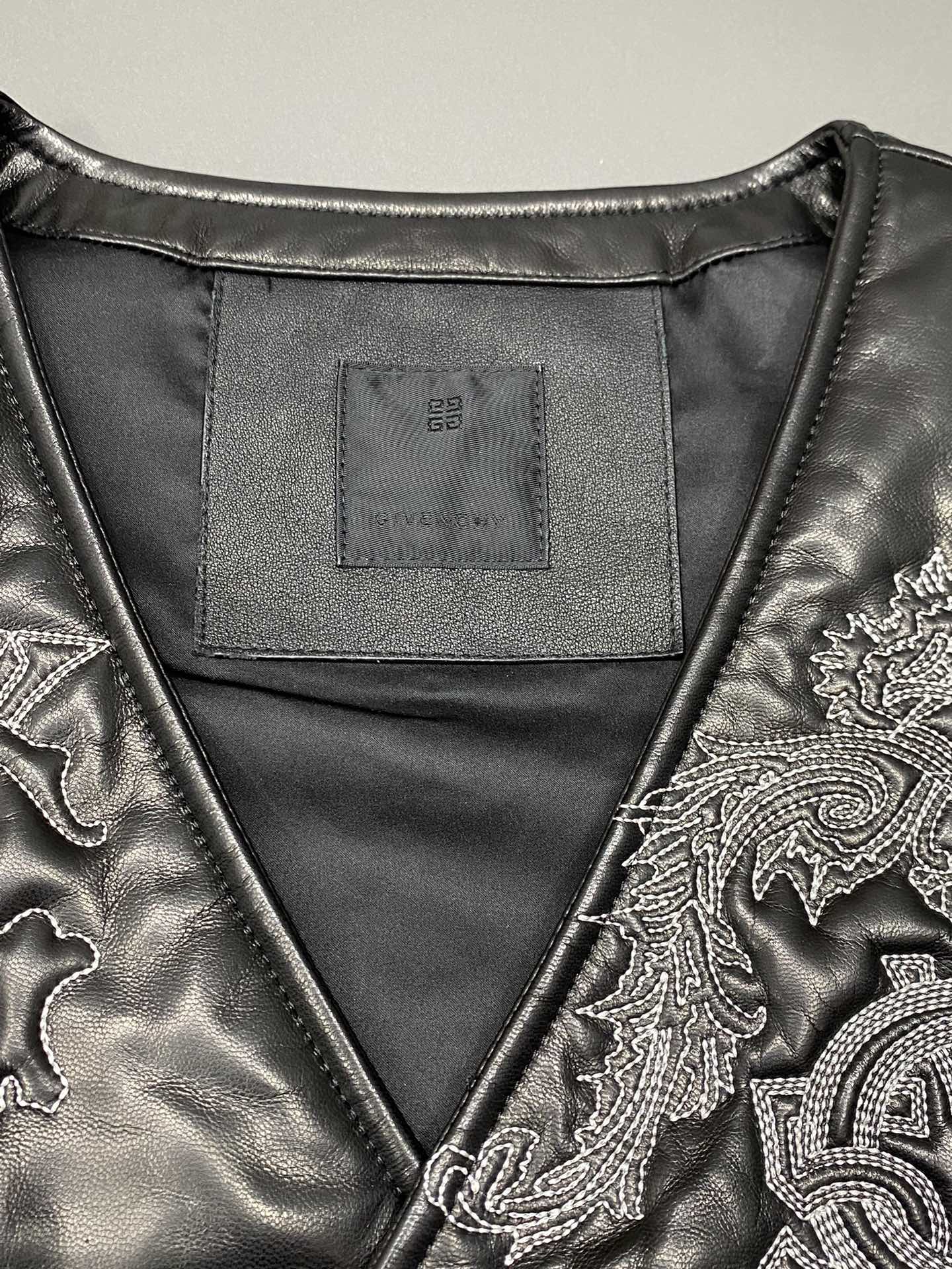 Leather vest