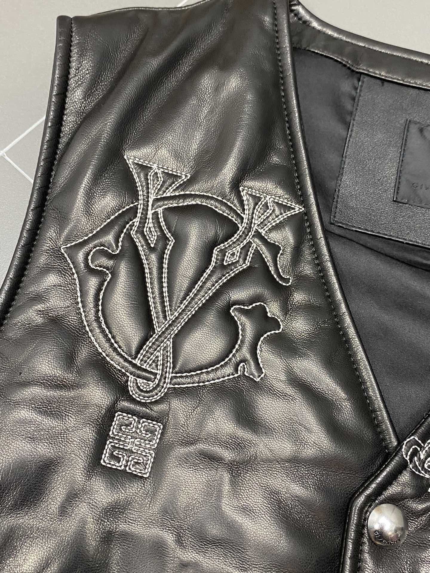 Leather vest