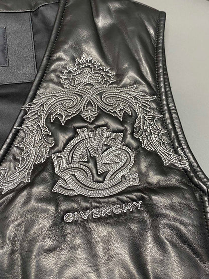 Leather vest