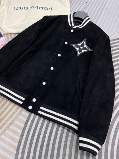 Leather Baseball Jacket