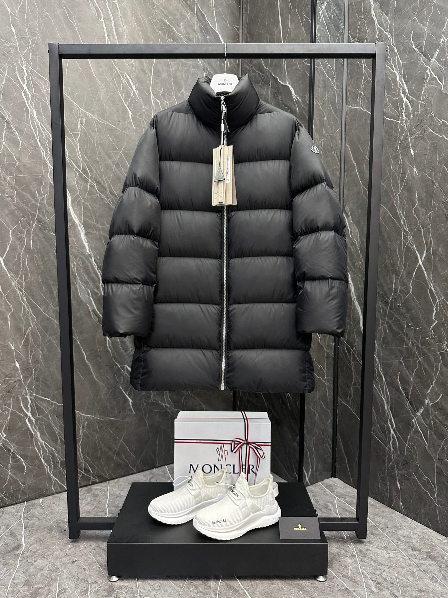 Collaborative Long Down Jacket