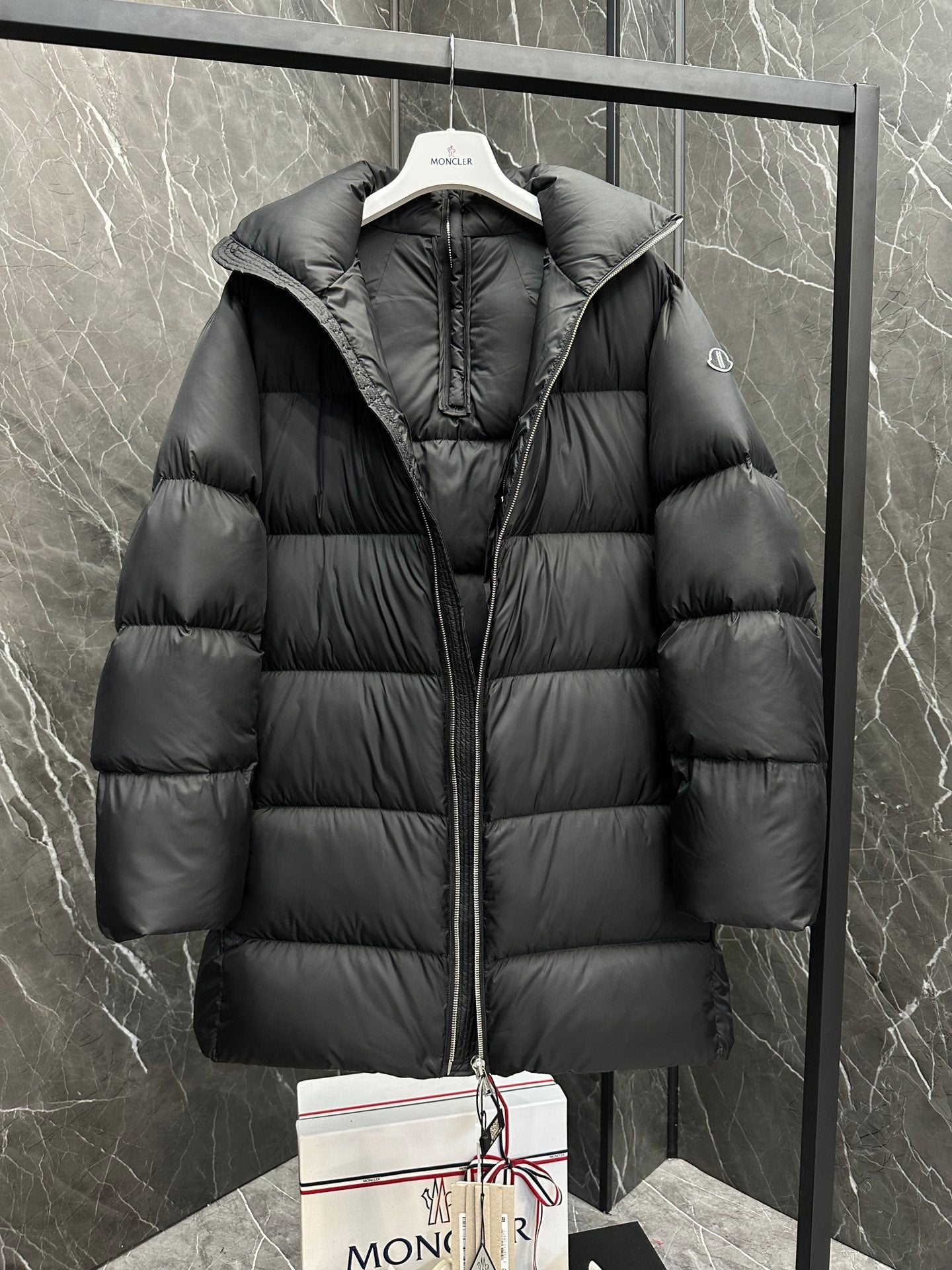 Collaborative Long Down Jacket