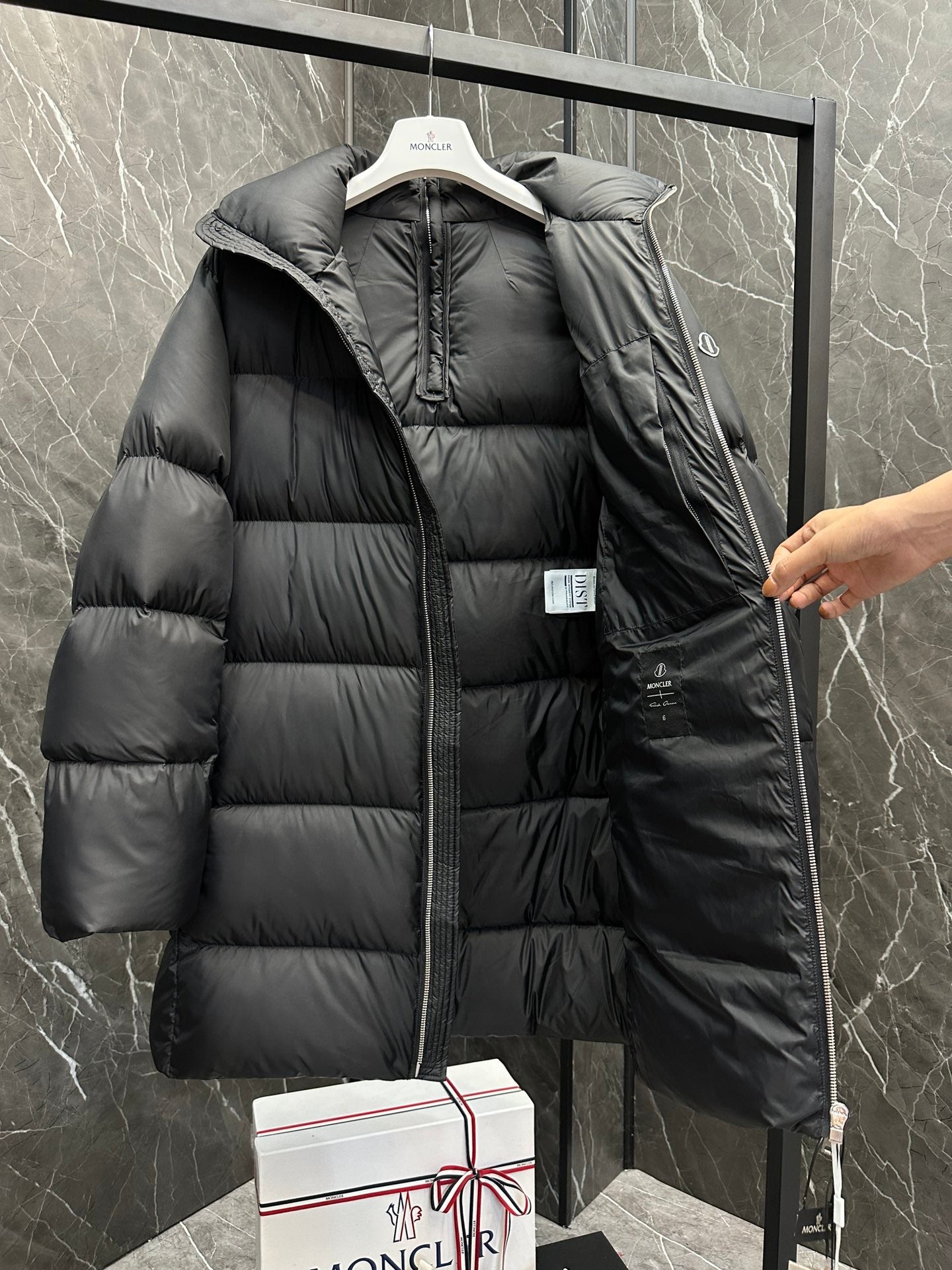 Collaborative Long Down Jacket