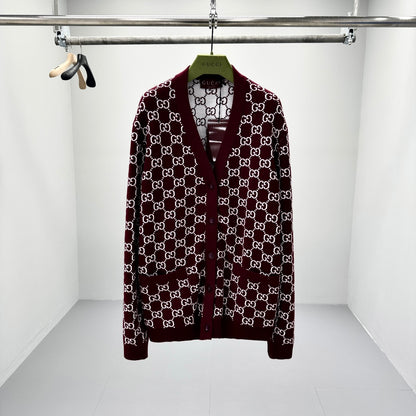 Reversible knit cardigan