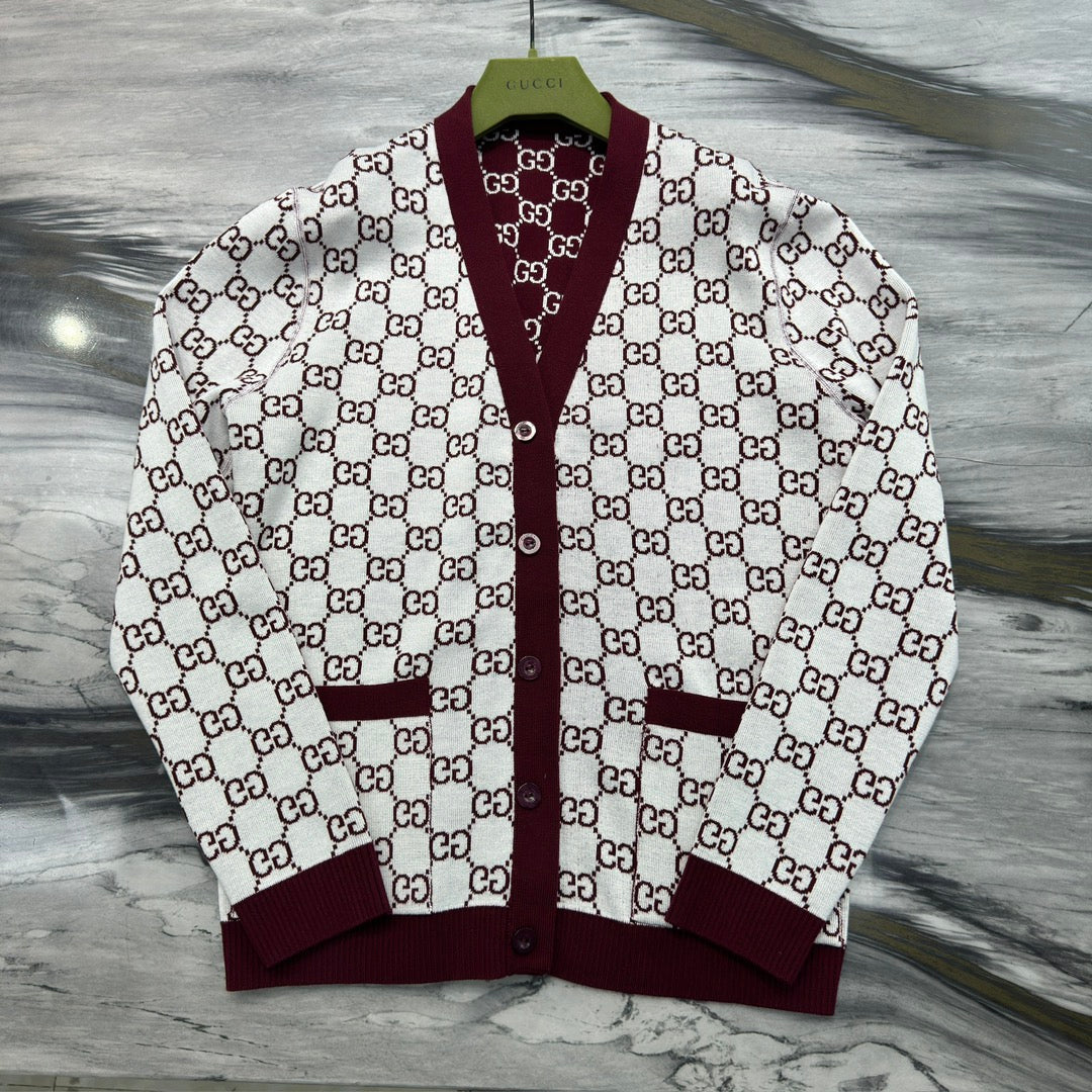 Reversible knit cardigan