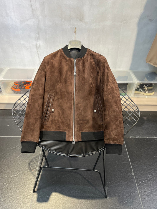 Leather Baseball Jacket