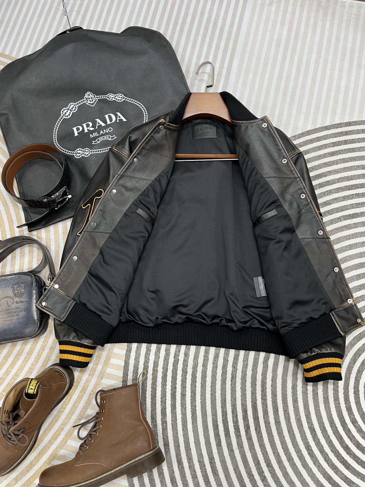 Leather Baseball Jacket