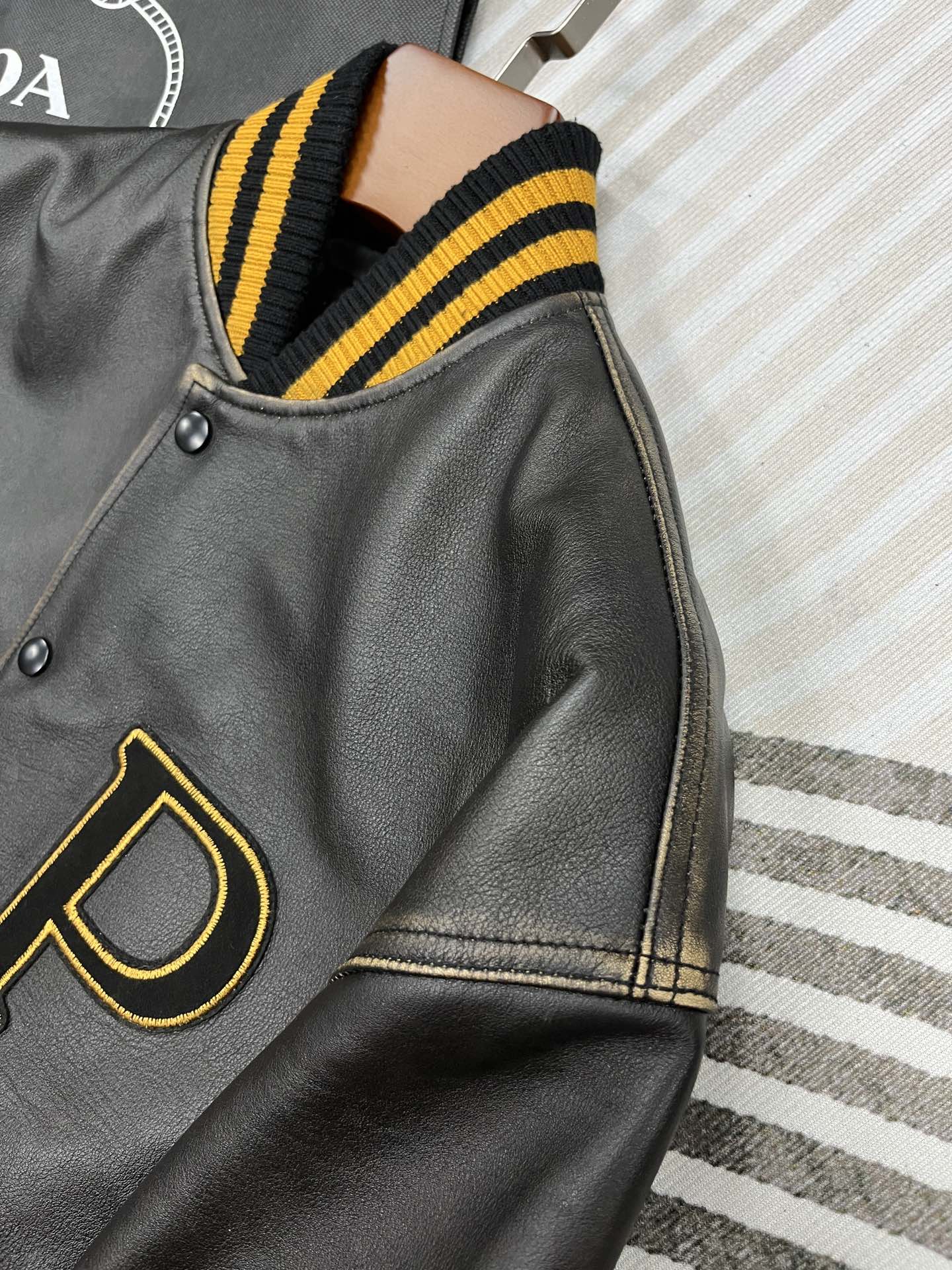 Leather Baseball Jacket