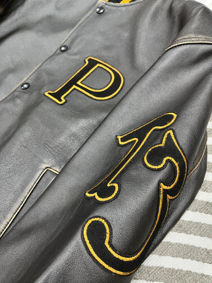 Leather Baseball Jacket