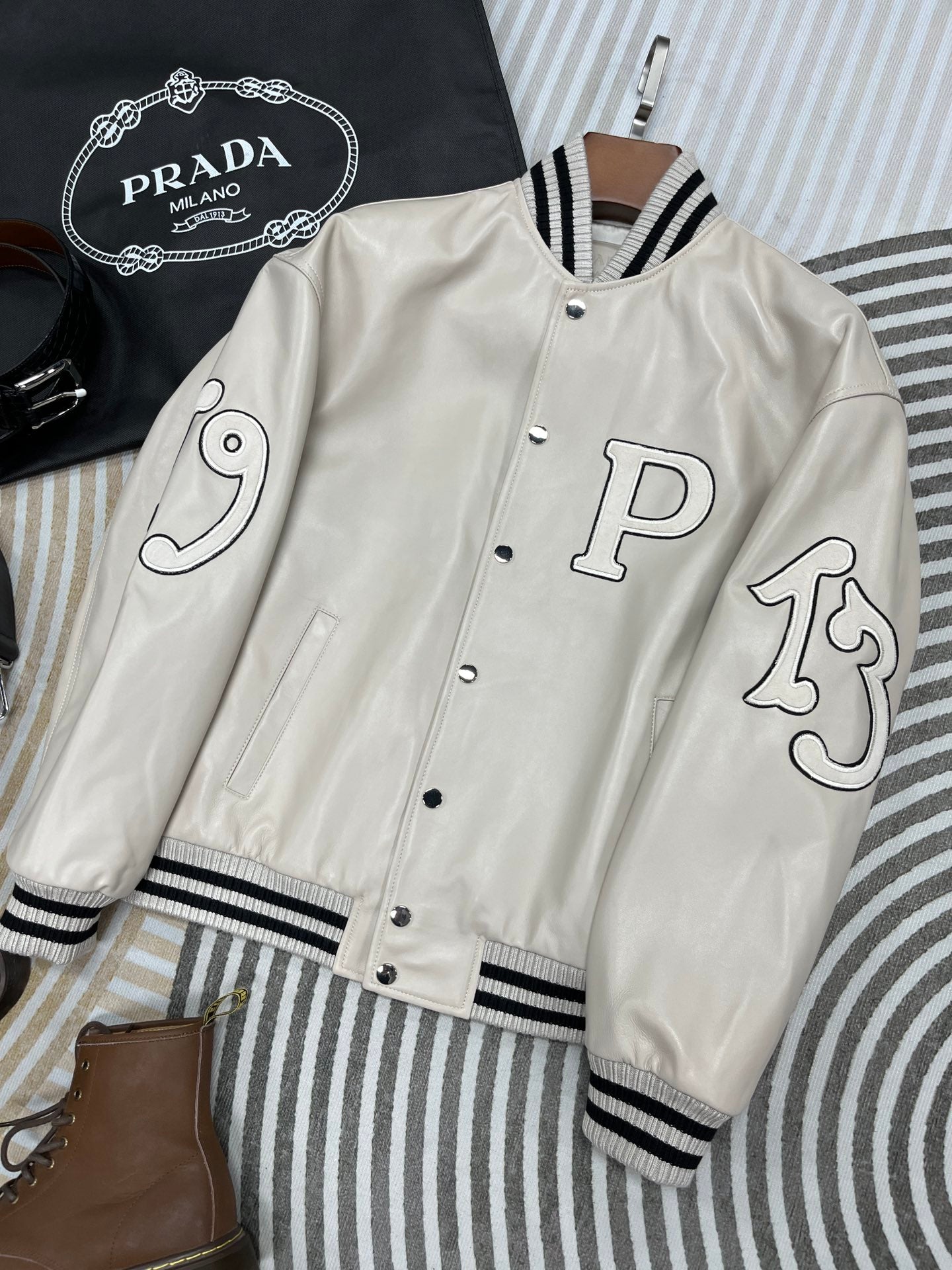 Leather Baseball Jacket