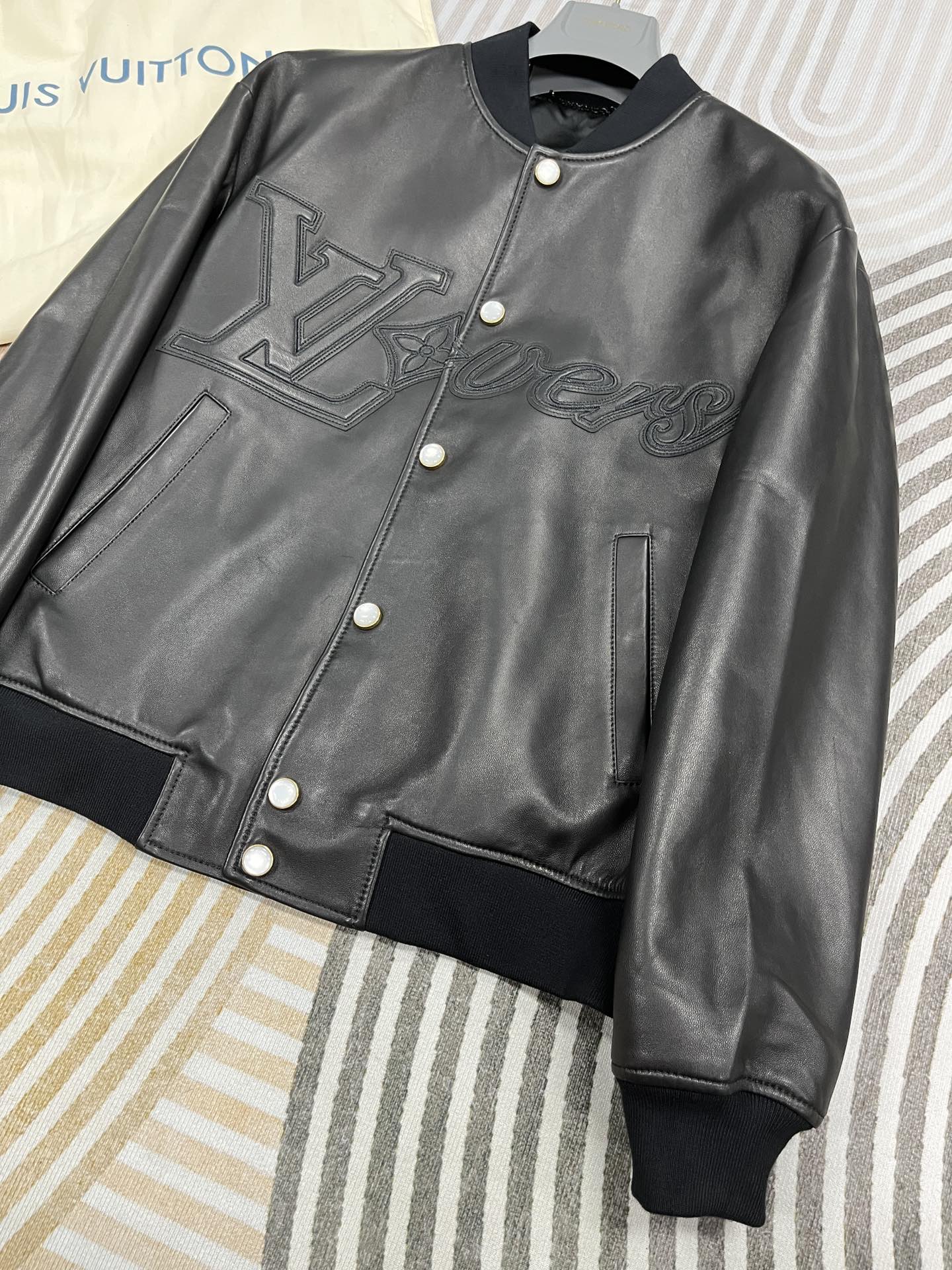 Leather Baseball Jacket