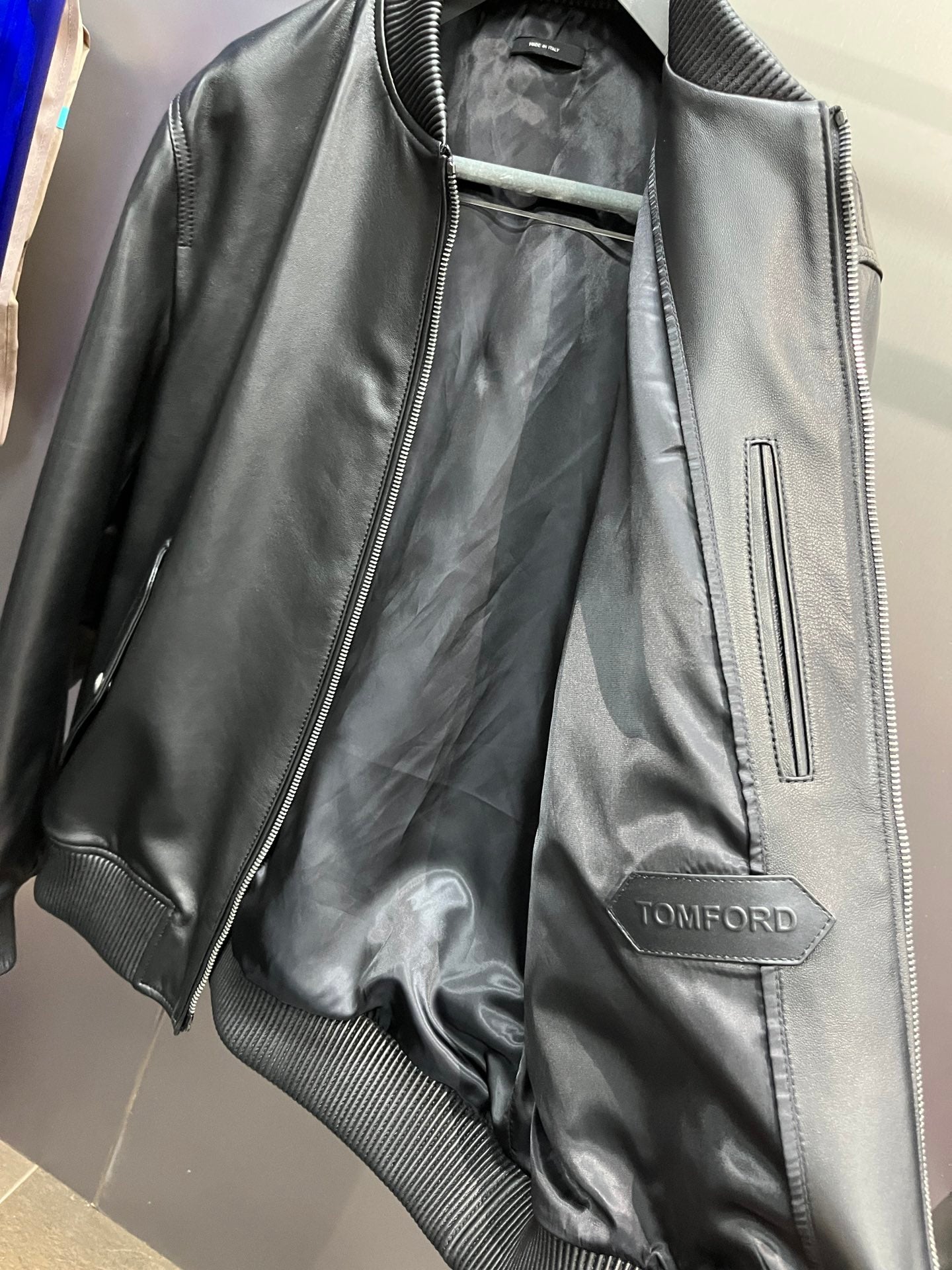 Leather Baseball Jacket