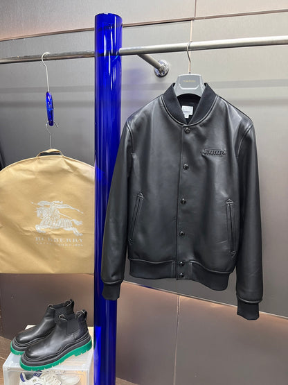 Leather Baseball Jacket