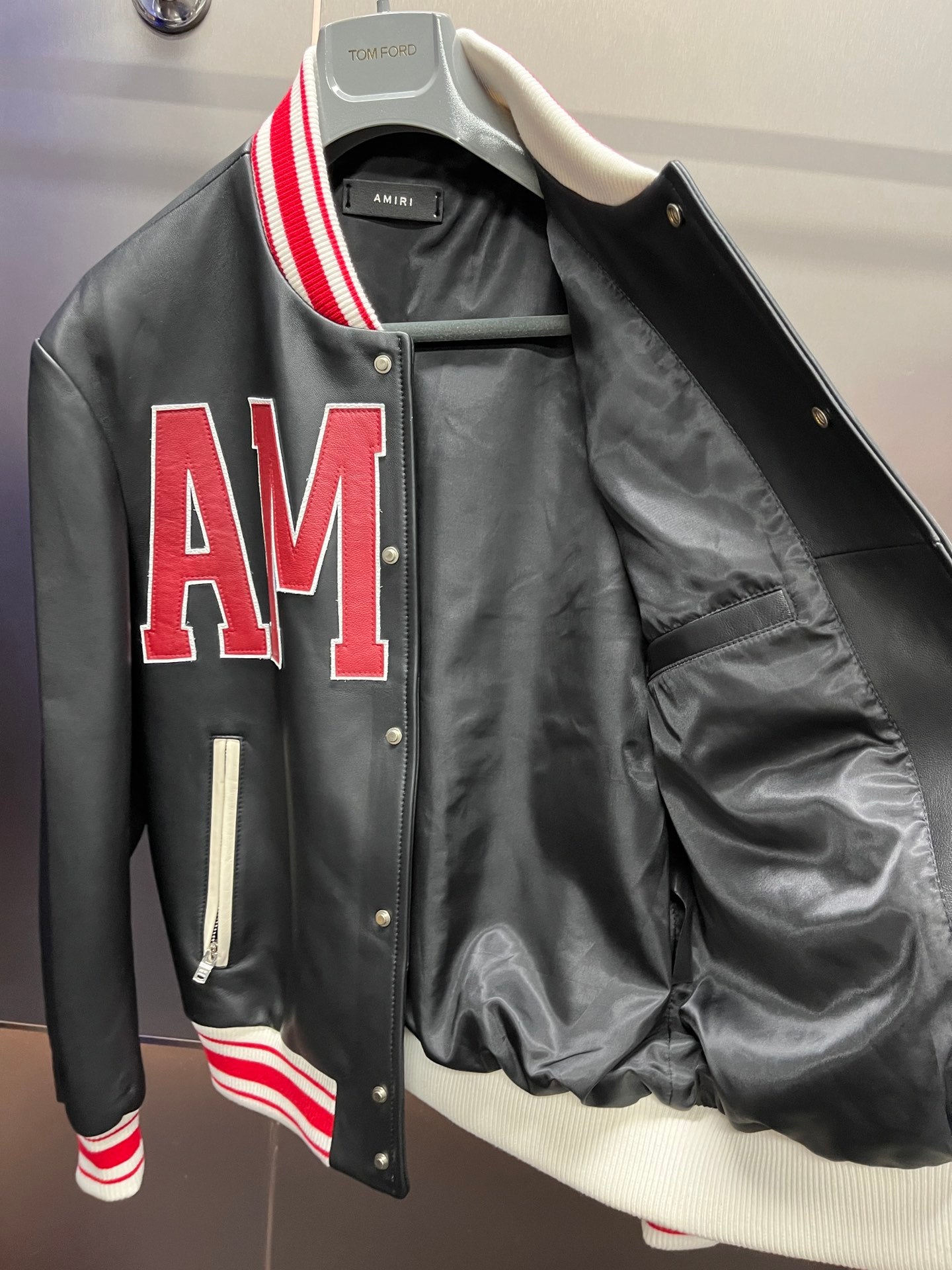 Leather Baseball Jacket