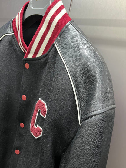 Leather Baseball Jacket