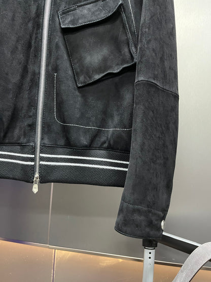 Leather Baseball Jacket