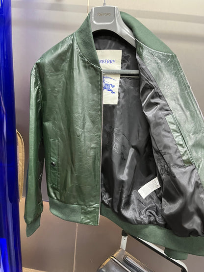 Leather Baseball Jacket