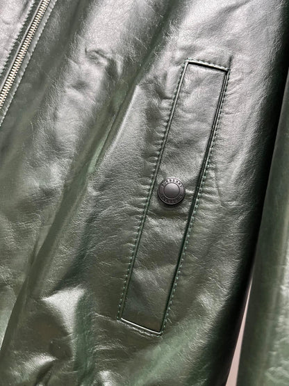 Leather Baseball Jacket