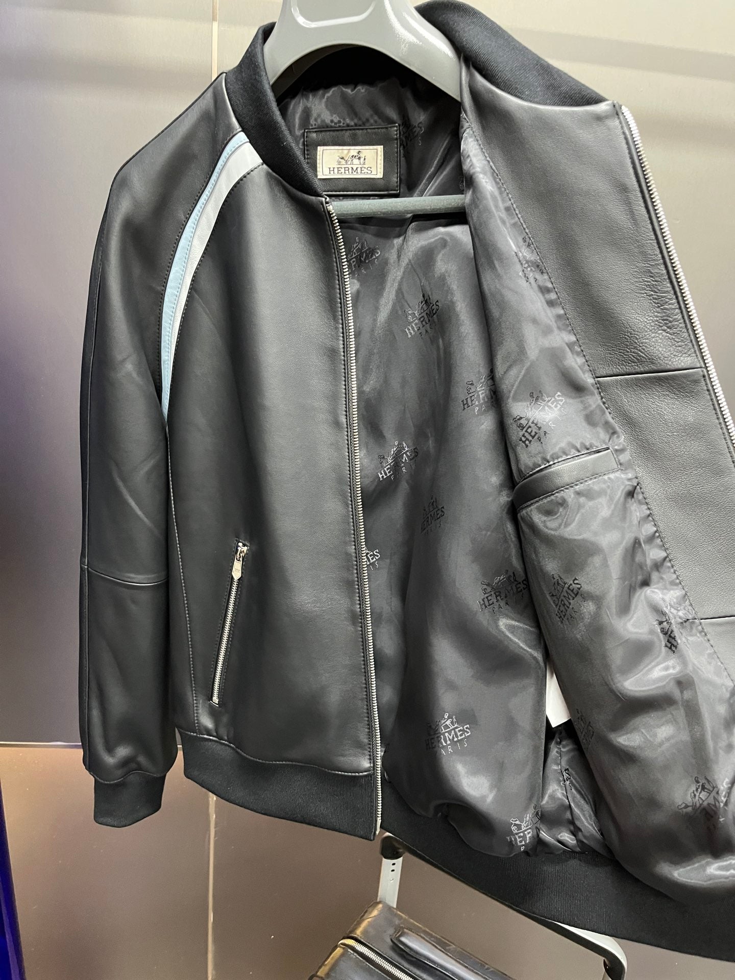 Leather Baseball Jacket