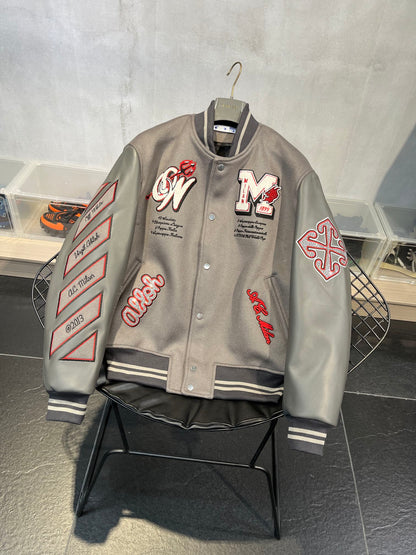 Leather Baseball Jacket