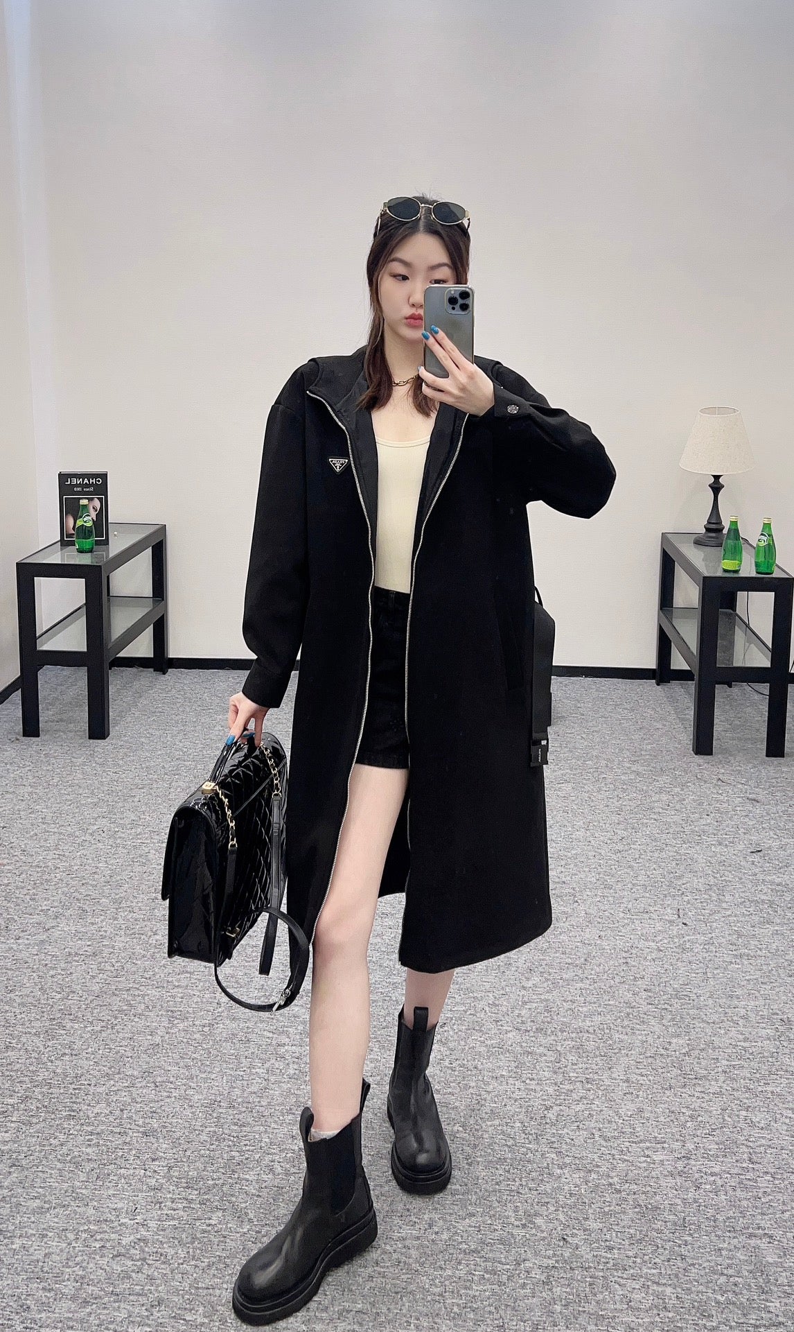 Long trench coat