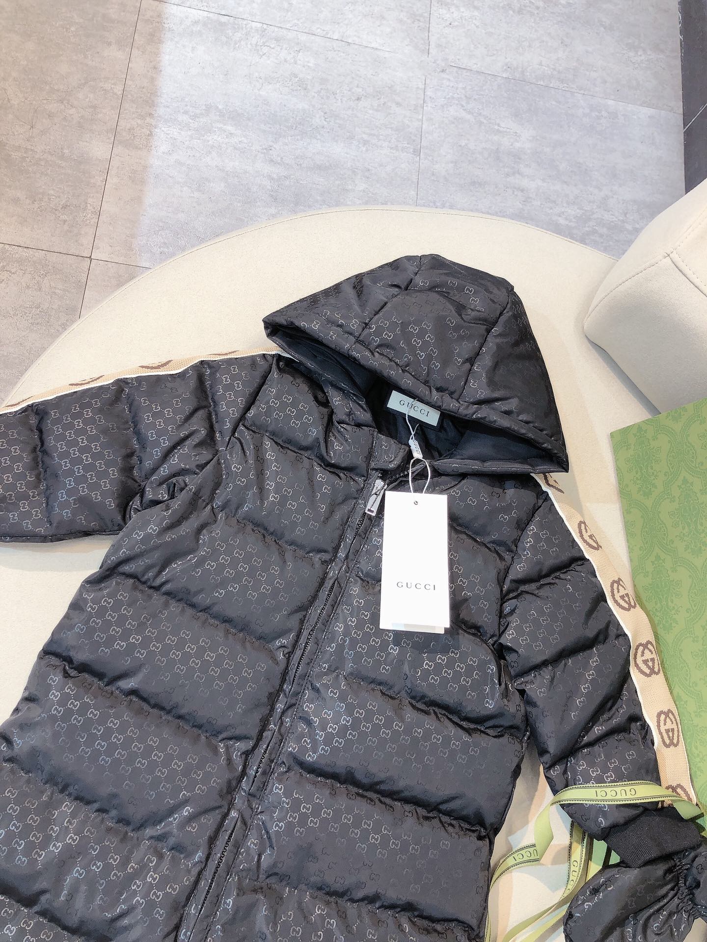 One piece down jacket