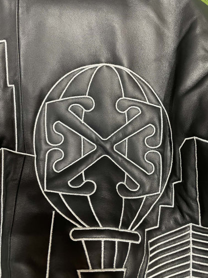 Leather Baseball Jacket