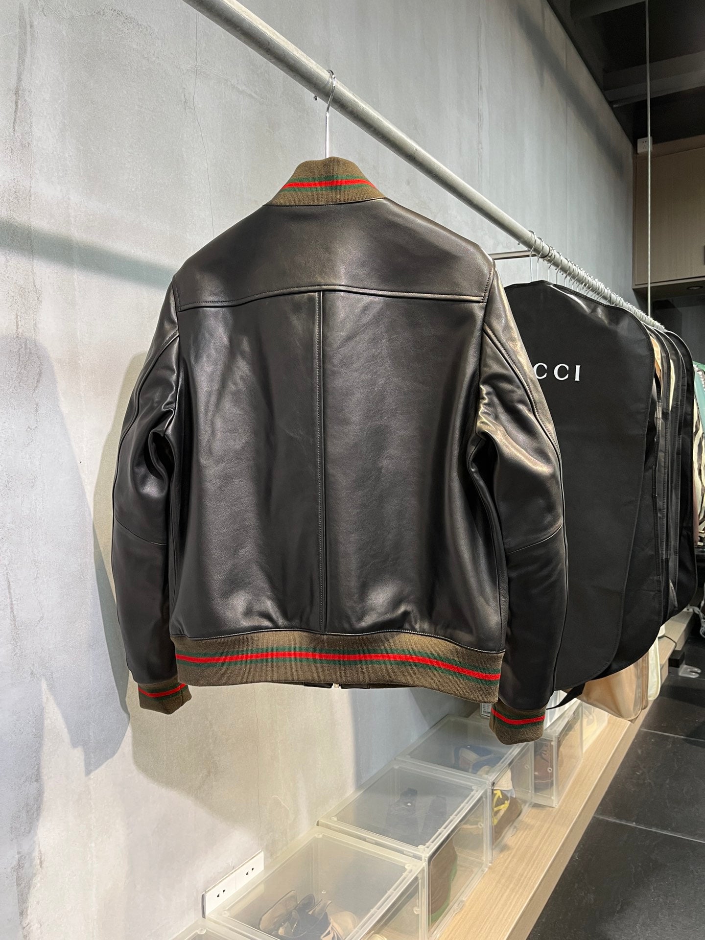 Leather Baseball Jacket