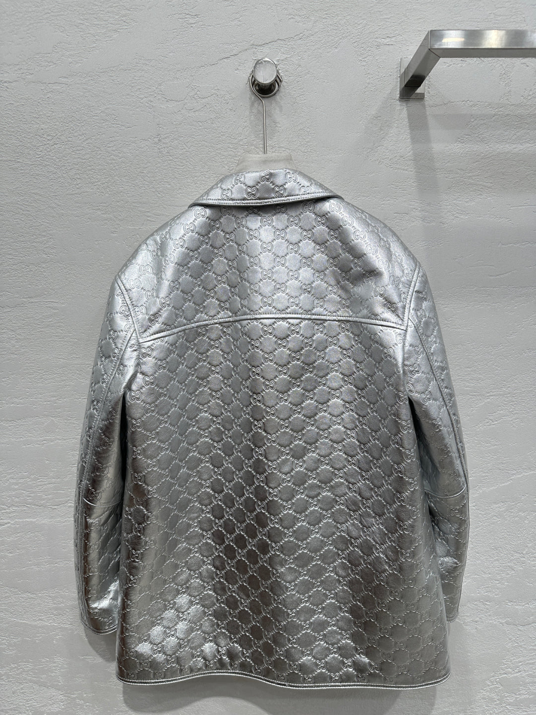 Leather Long Sleeve Shirt