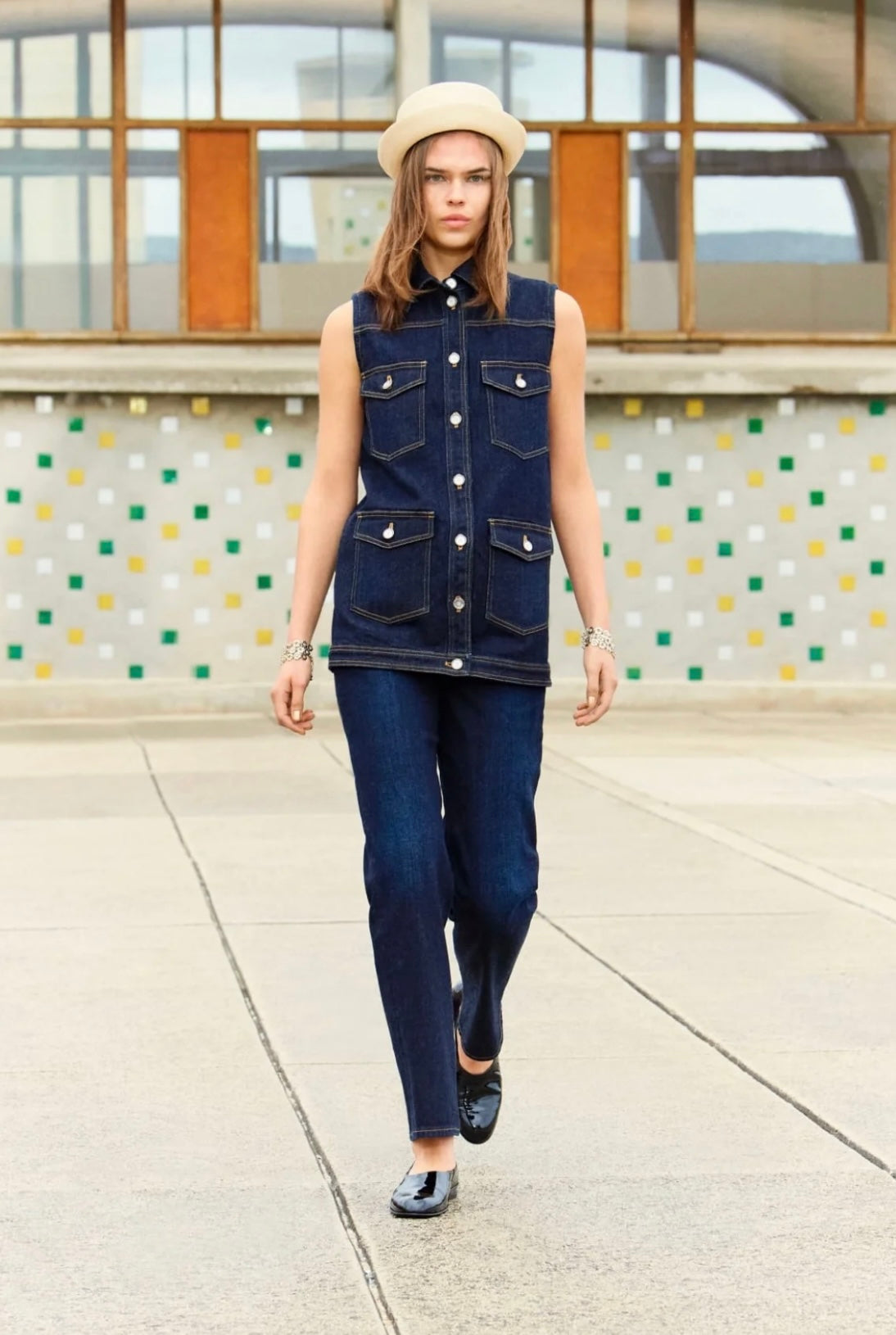Denim vest