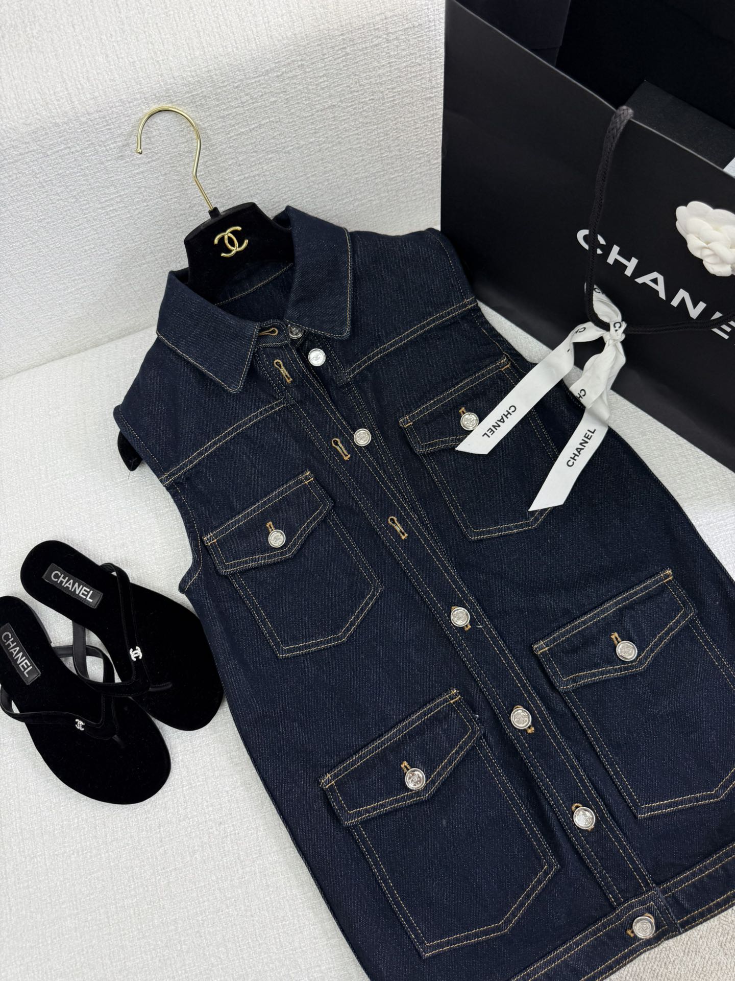 Denim vest
