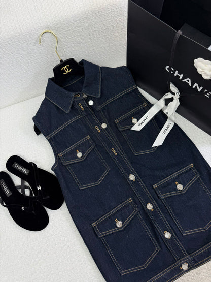 Denim vest