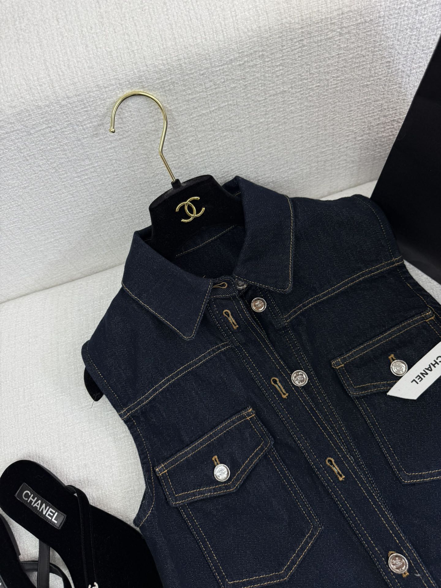 Denim vest