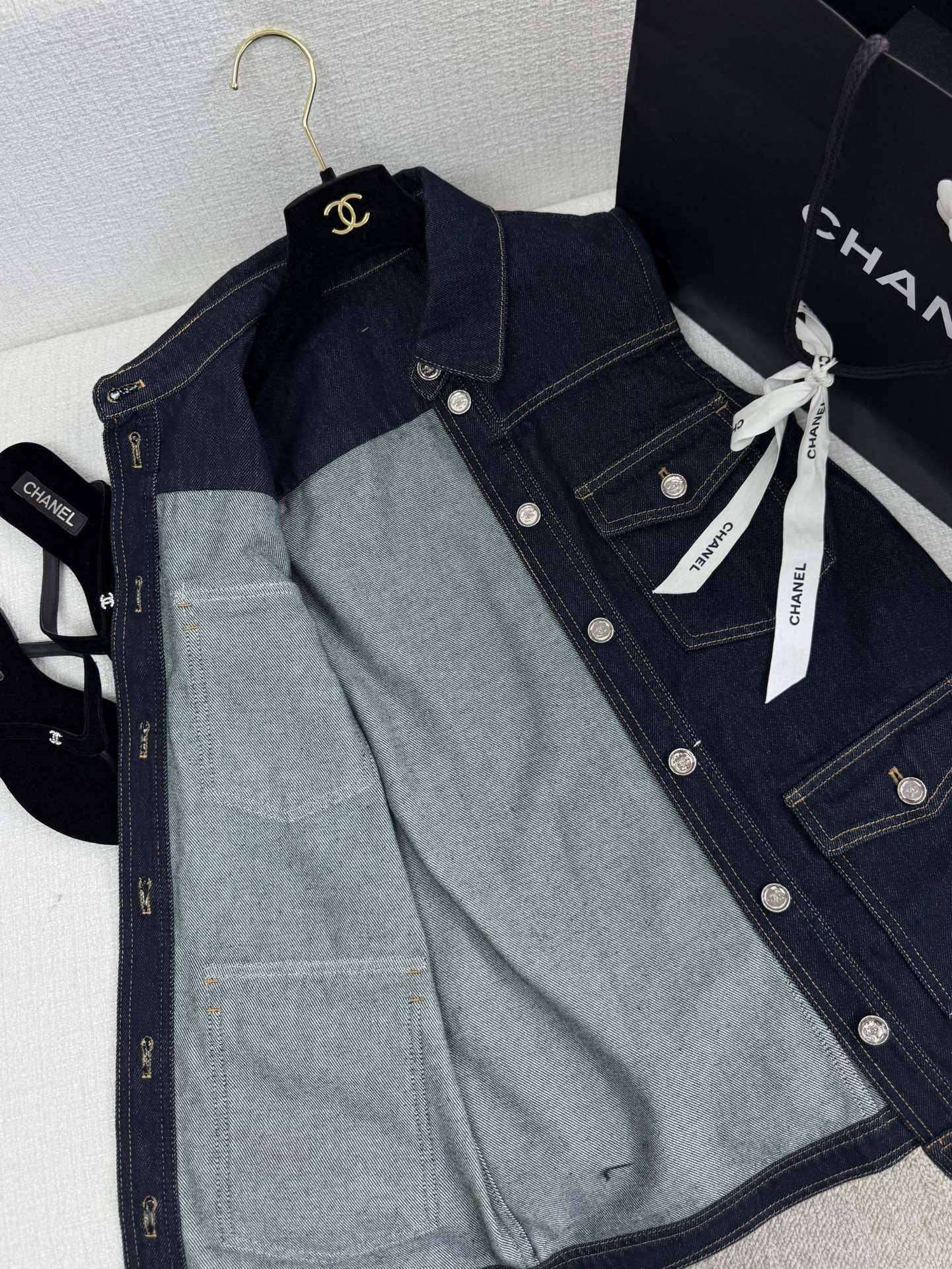 Denim vest
