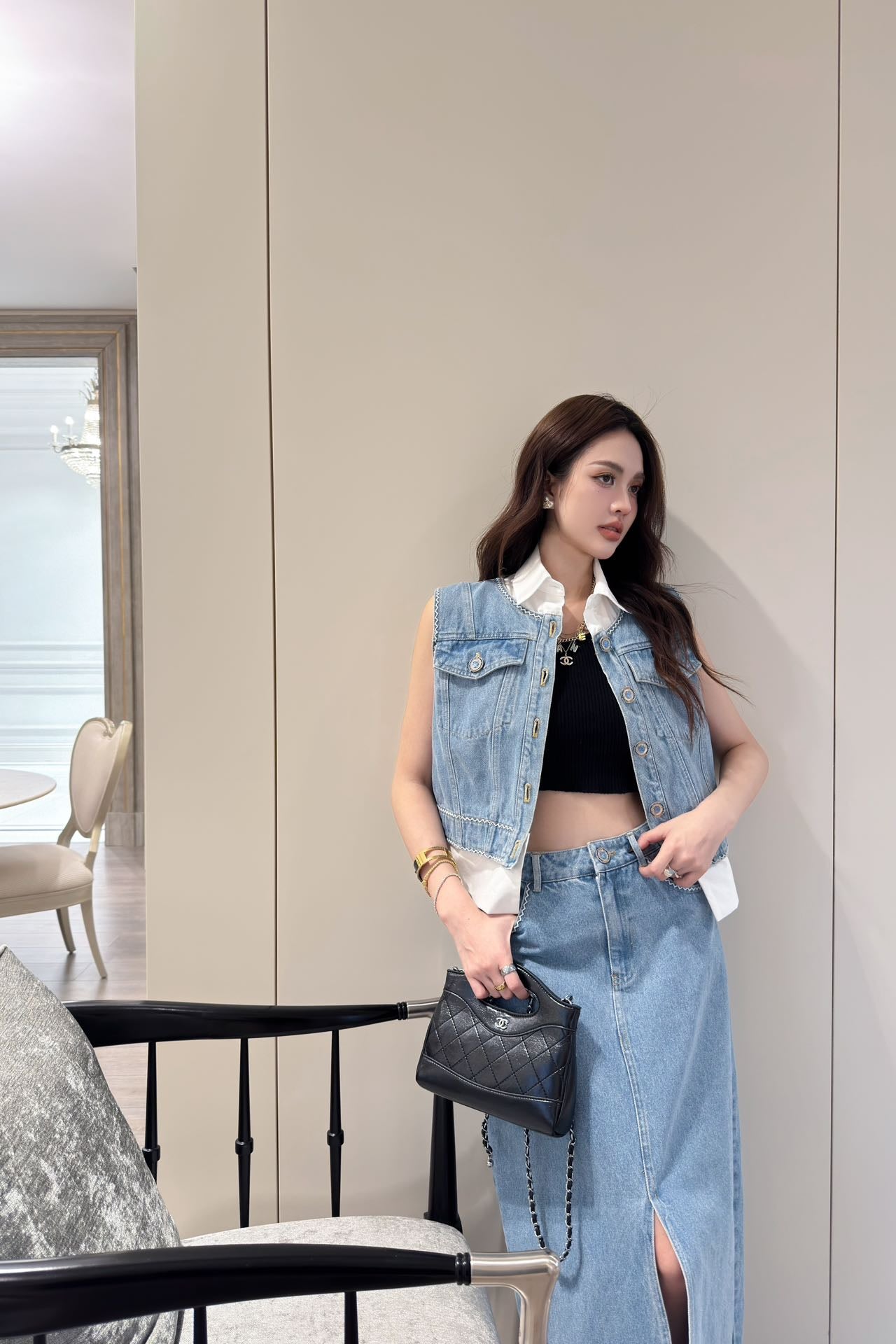 Denim vest