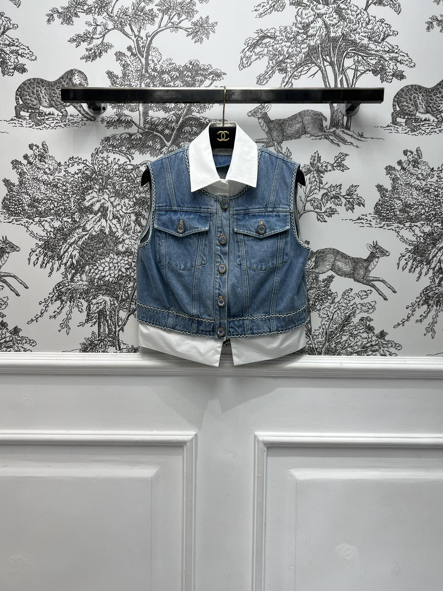 Denim vest