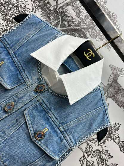 Denim vest
