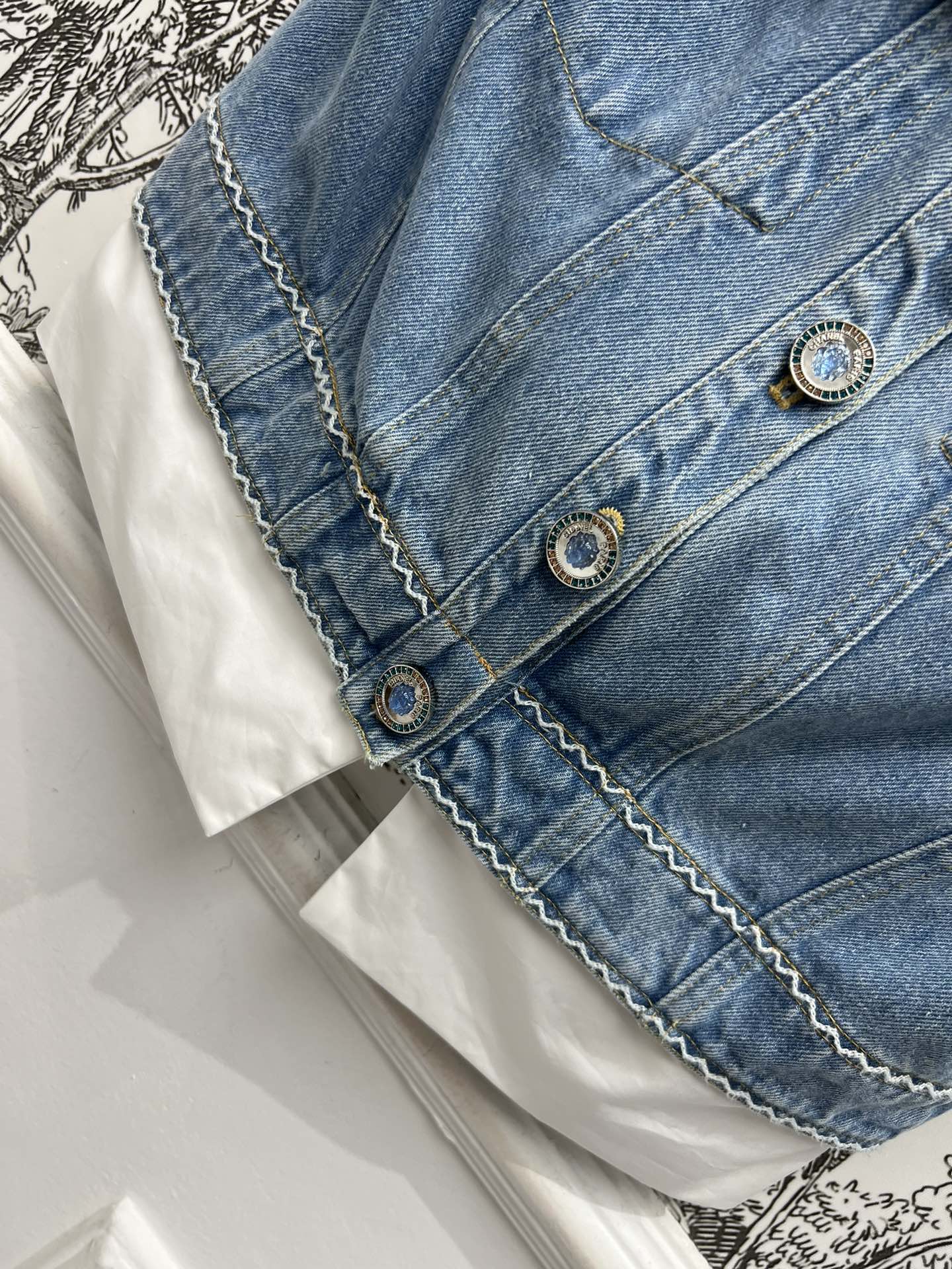 Denim vest