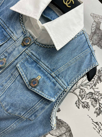 Denim vest