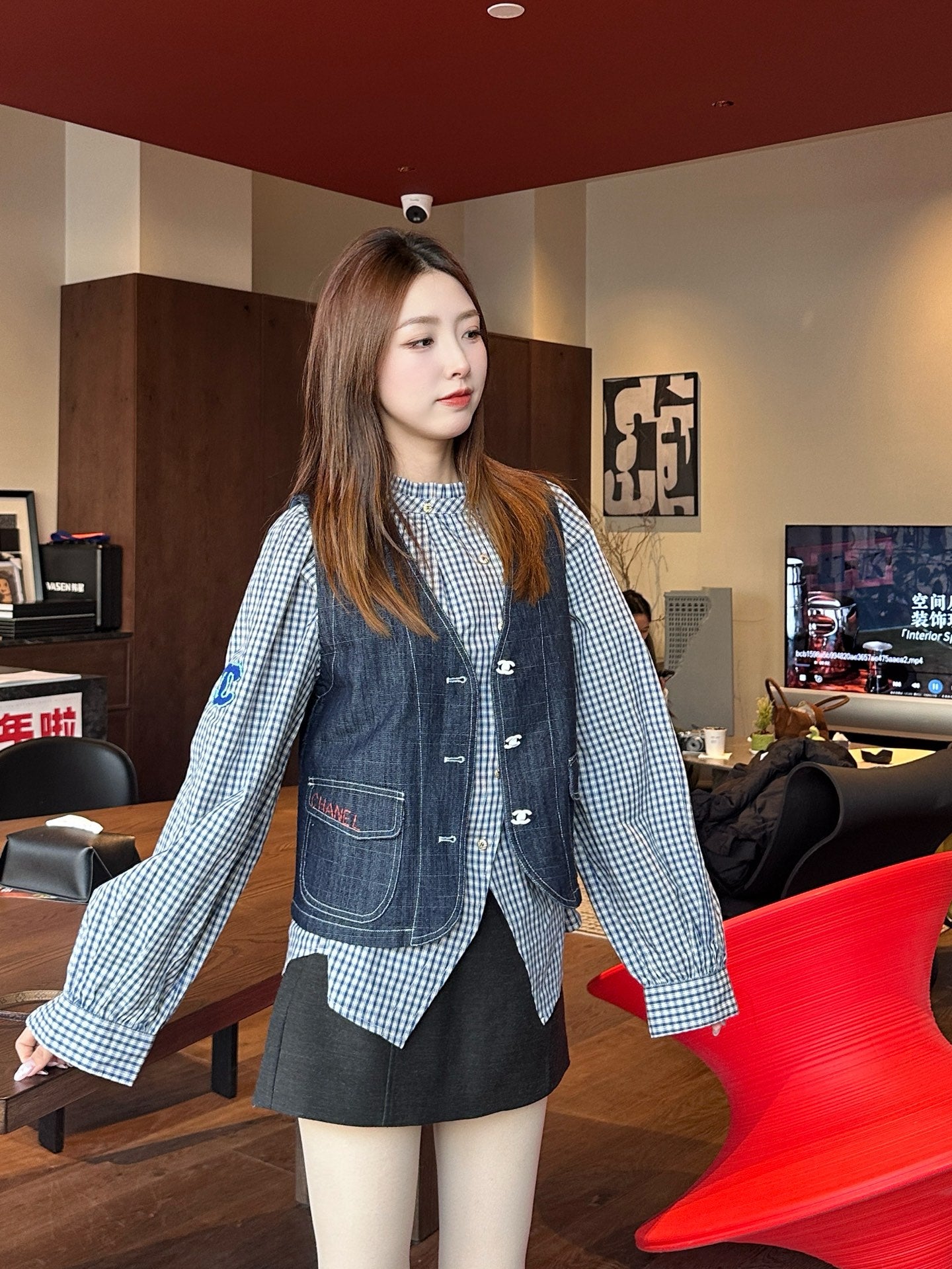Denim vest