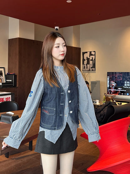 Denim vest