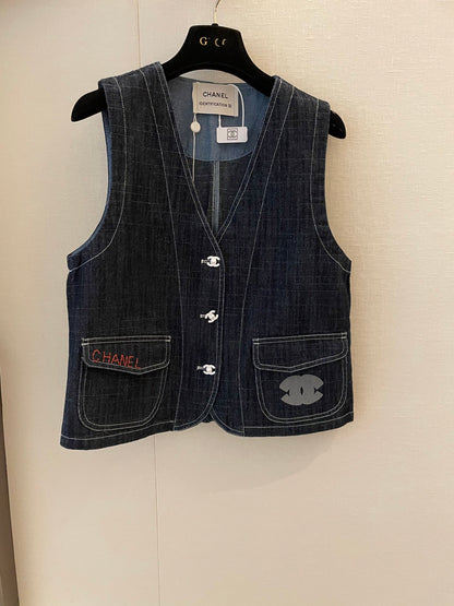 Denim vest