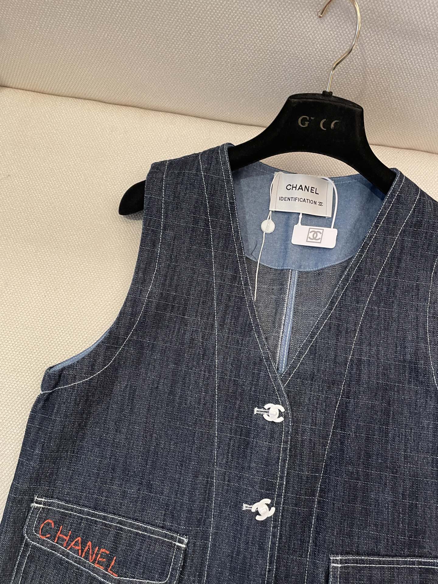 Denim vest