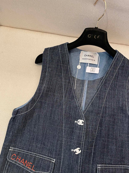 Denim vest