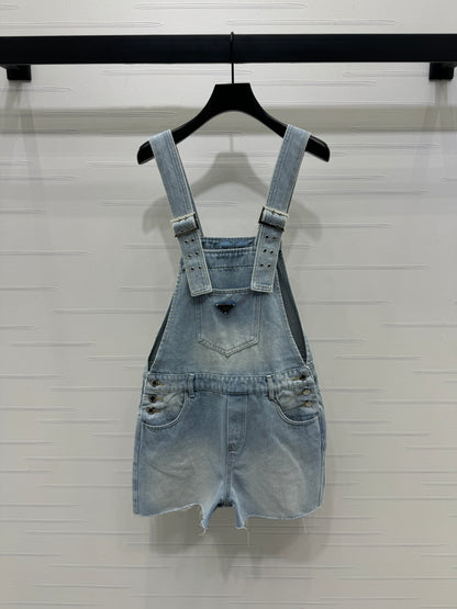 Denim overalls